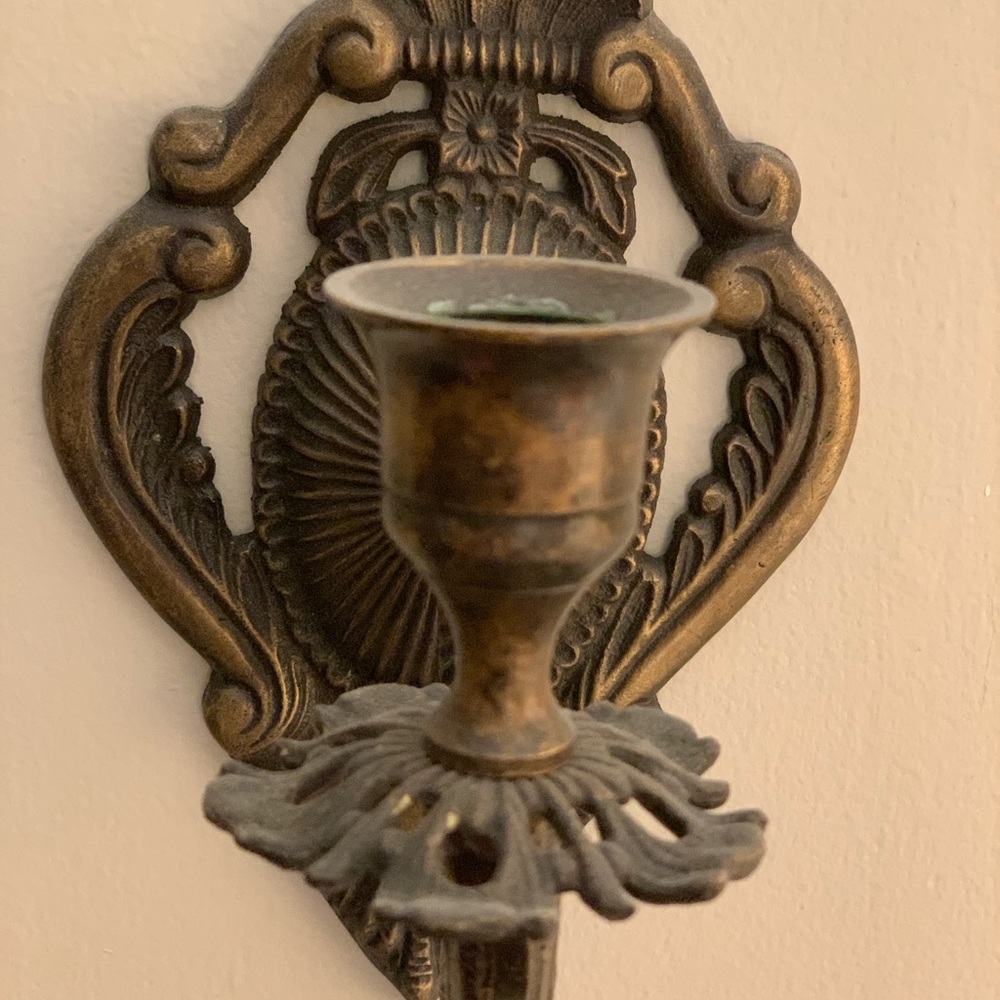 Wall mounting candlestick holders SET OF 2!